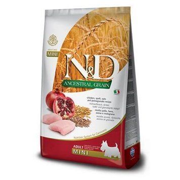 Сухий низькозерновий корм для собак малих порід Farmina (Фарміна) N&D Low Grain MINI з куркою B37-37 фото