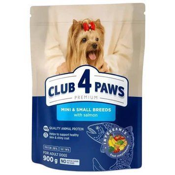 CLUB 4 PAWS Premium Adult Mini & Small Breeds with Salmon L03-K63 фото