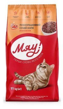 Сухий корм МЯУ з куркою 11 кг WE78-456 фото