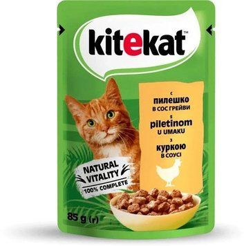 Kitekat Natural Vitality з куркою в соусі A35-I73 фото