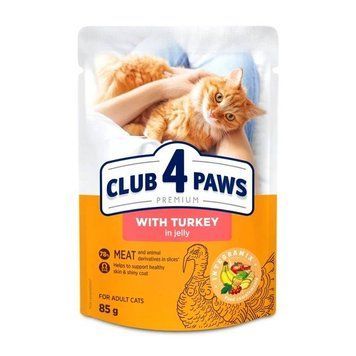 Корм CLUB 4 PAWS Преміум пауч з індичкою в соусі Q12-B83 фото