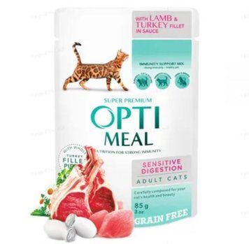 optimeal sensitive digestion adult cats В78-P57 фото
